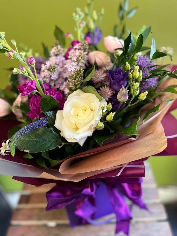 Flowers delivered to customer