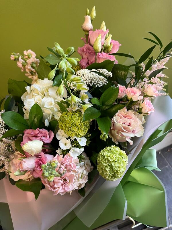 Flowers delivered to customer