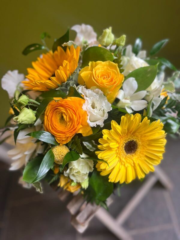 Flowers delivered to customer