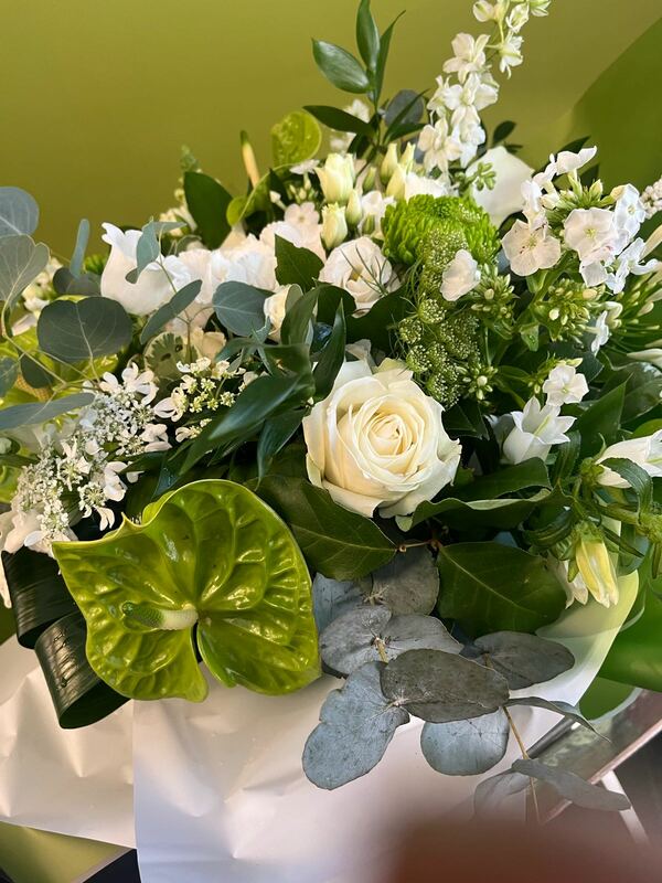Flowers delivered to customer