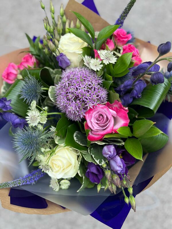 Flowers delivered to customer