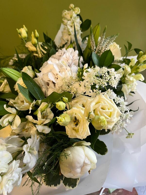 Flowers delivered to customer