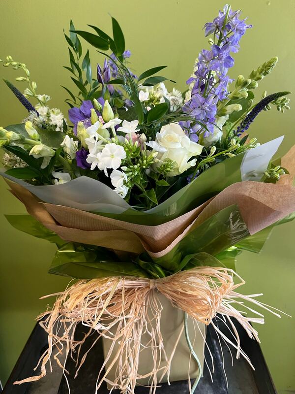 Flowers delivered to customer