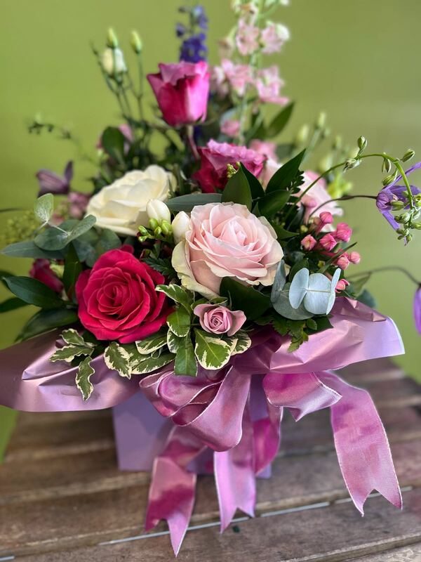 Flowers delivered to customer