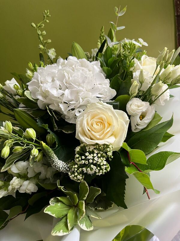 Flowers delivered to customer