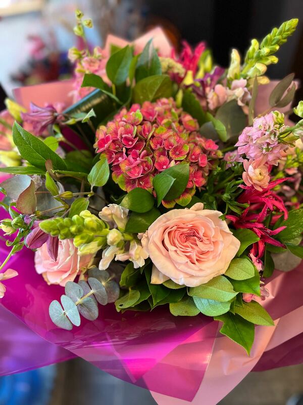 Flowers delivered to customer