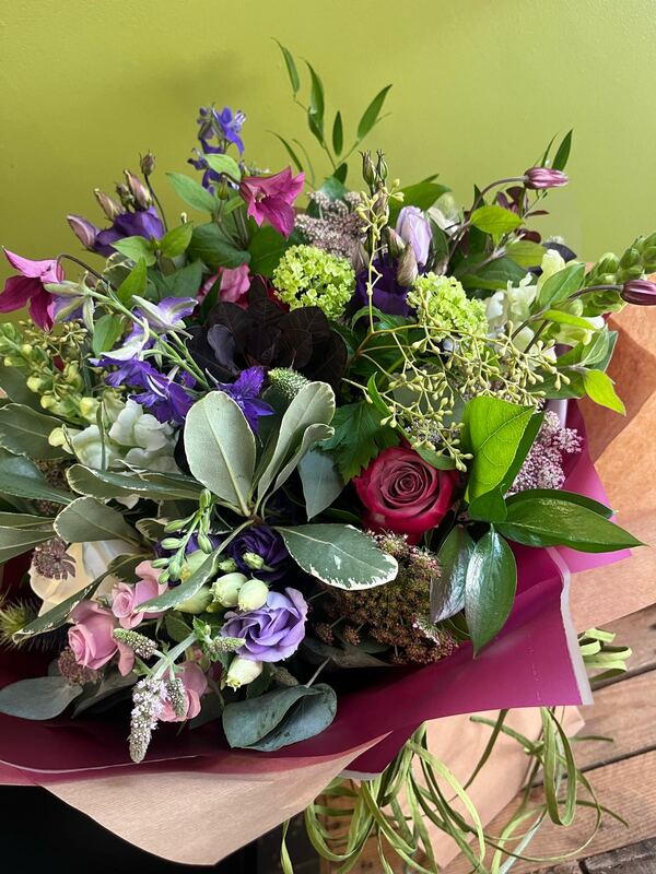 Flowers delivered to customer