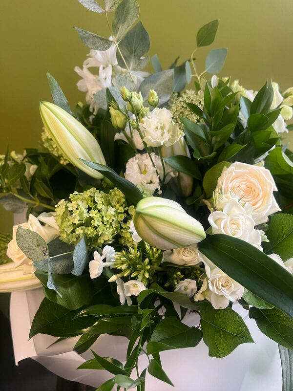 Flowers delivered to customer