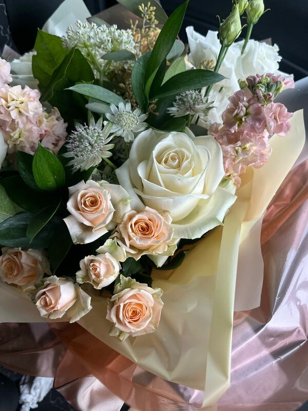 Flowers delivered to customer