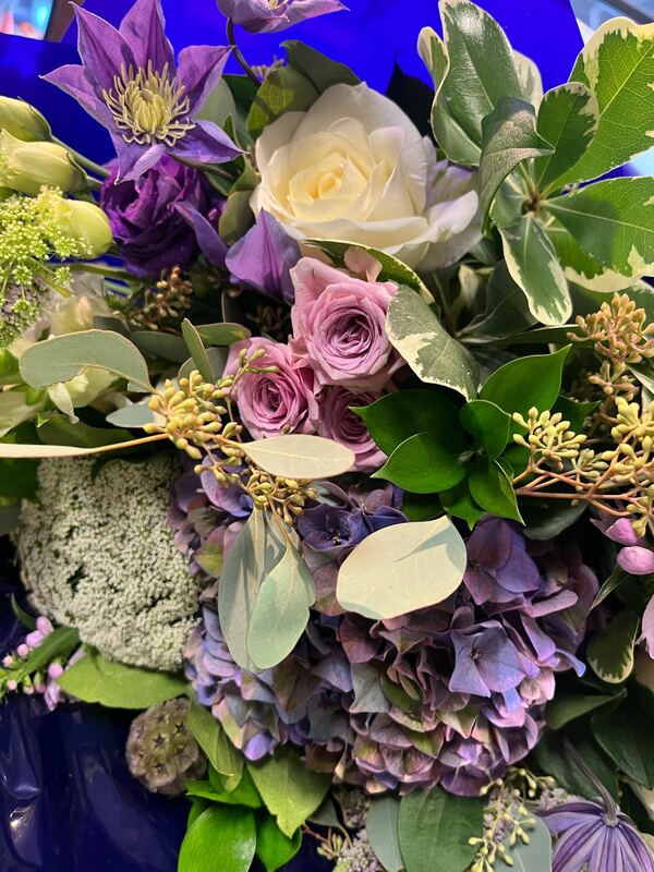 Flowers delivered to customer