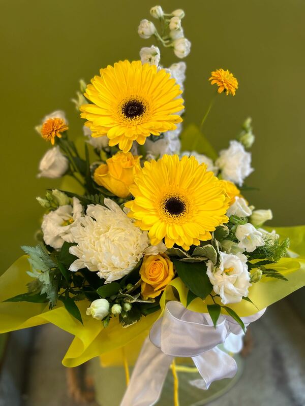 Flowers delivered to customer