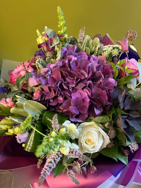 Flowers delivered to customer