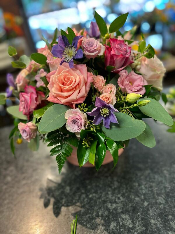 Flowers delivered to customer