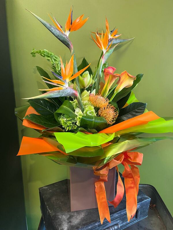 Flowers delivered to customer