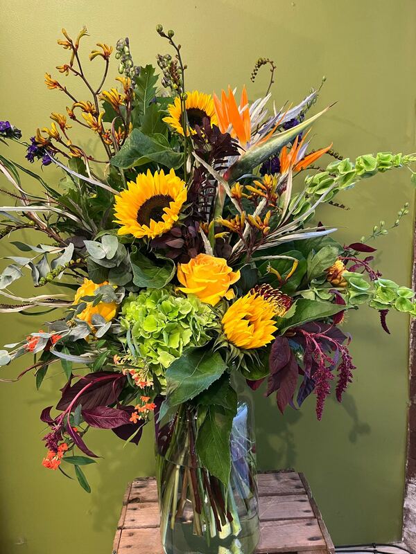 Flowers delivered to customer