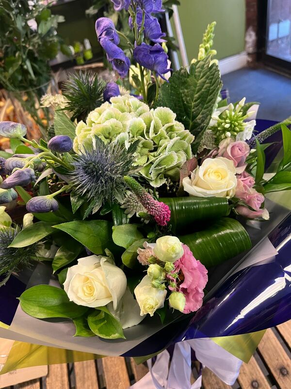 Flowers delivered to customer