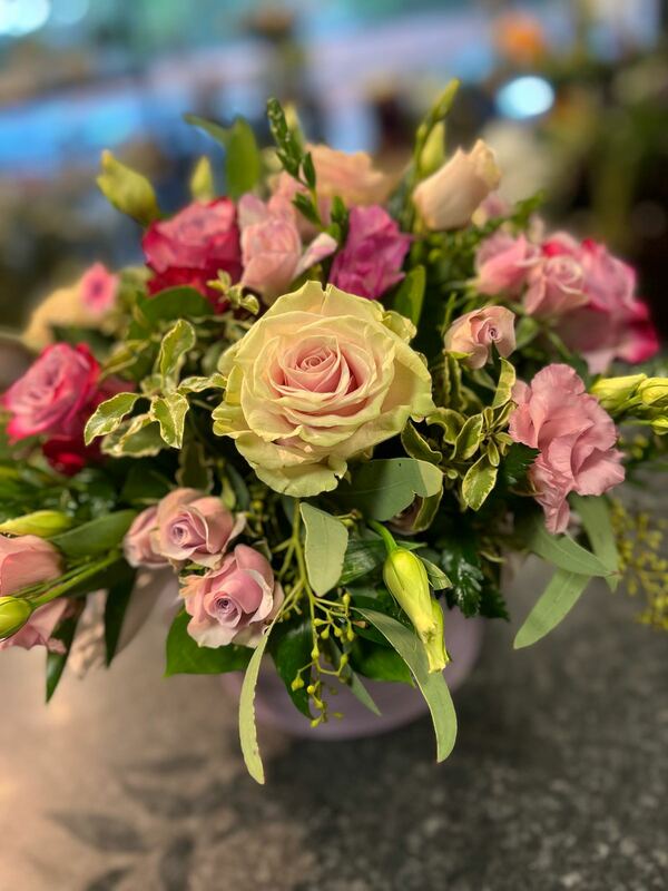 Flowers delivered to customer