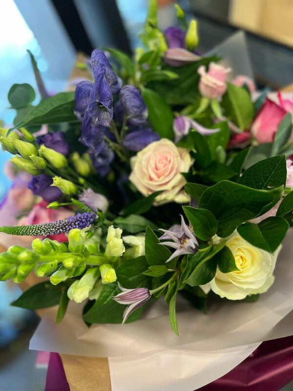 Flowers delivered to customer