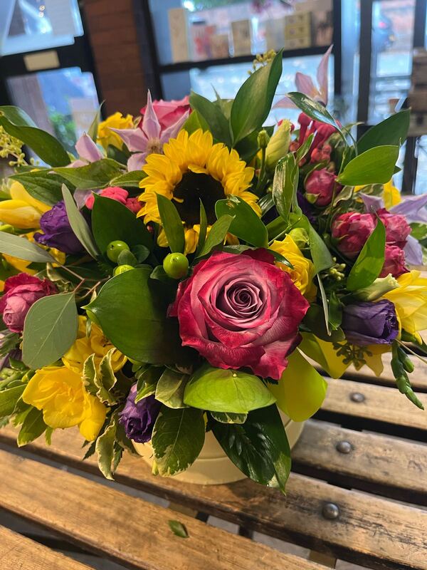 Flowers delivered to customer