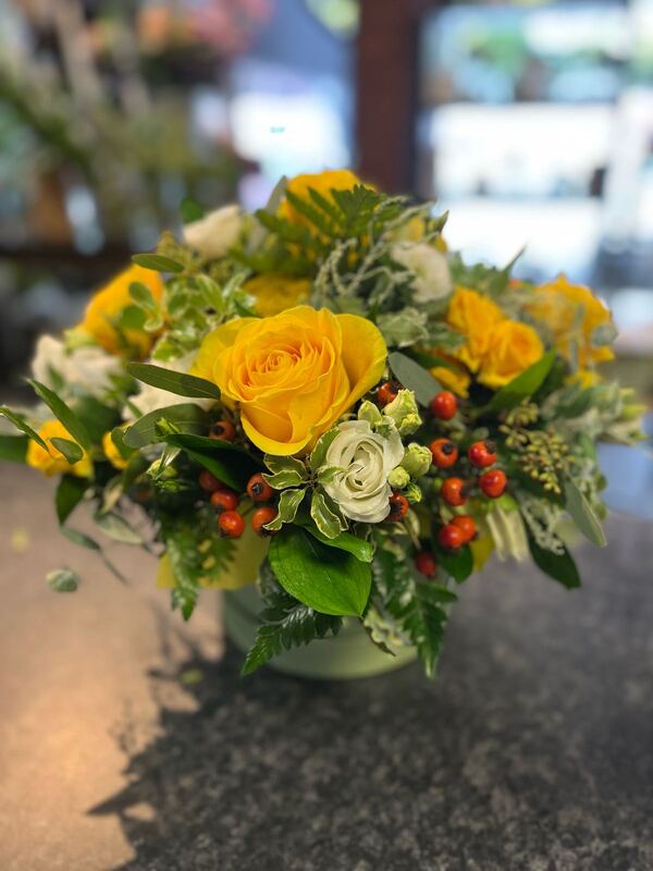 Flowers delivered to customer