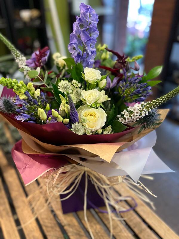 Flowers delivered to customer