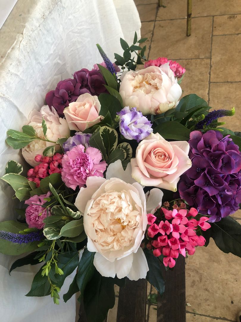 Flowers delivered to customer
