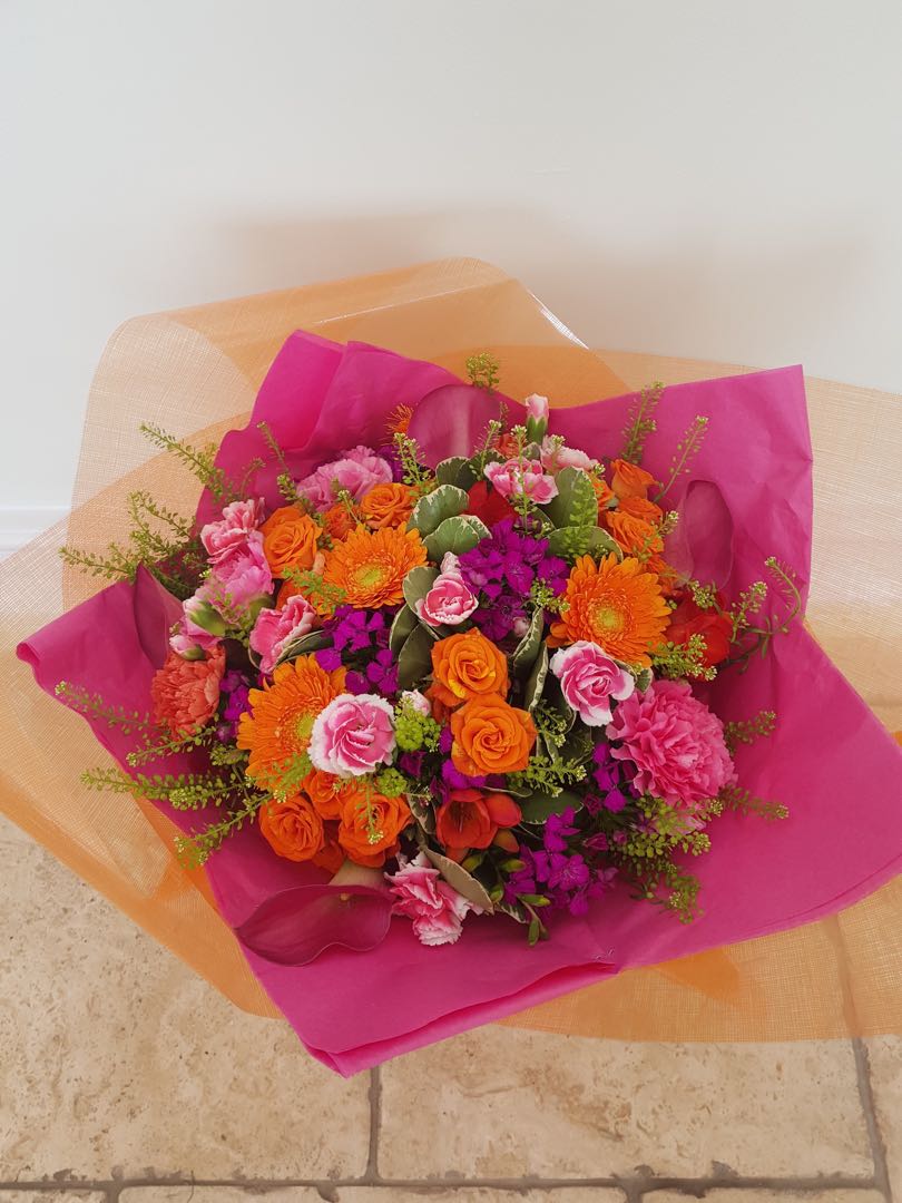Flowers delivered to customer