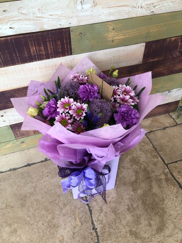 Flowers delivered to customer