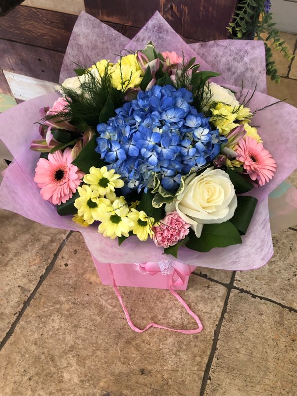 Flowers delivered to customer