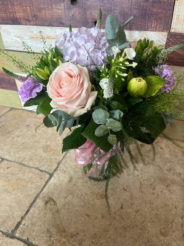 Flowers delivered to customer