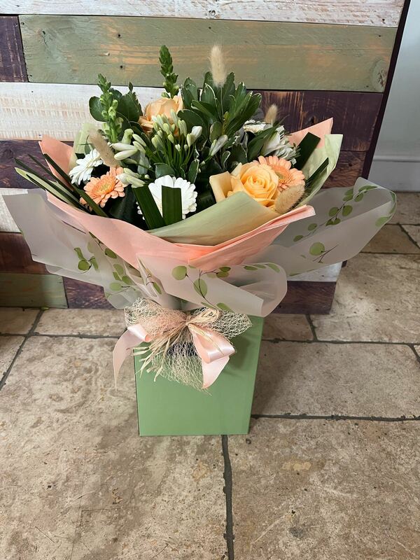 Flowers delivered to customer