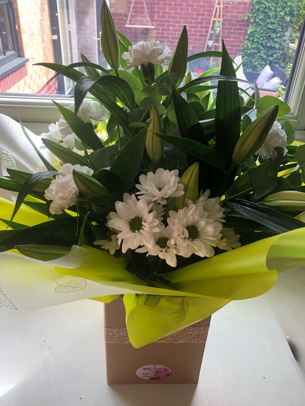 Flowers delivered to customer