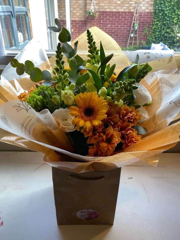 Flowers delivered to customer