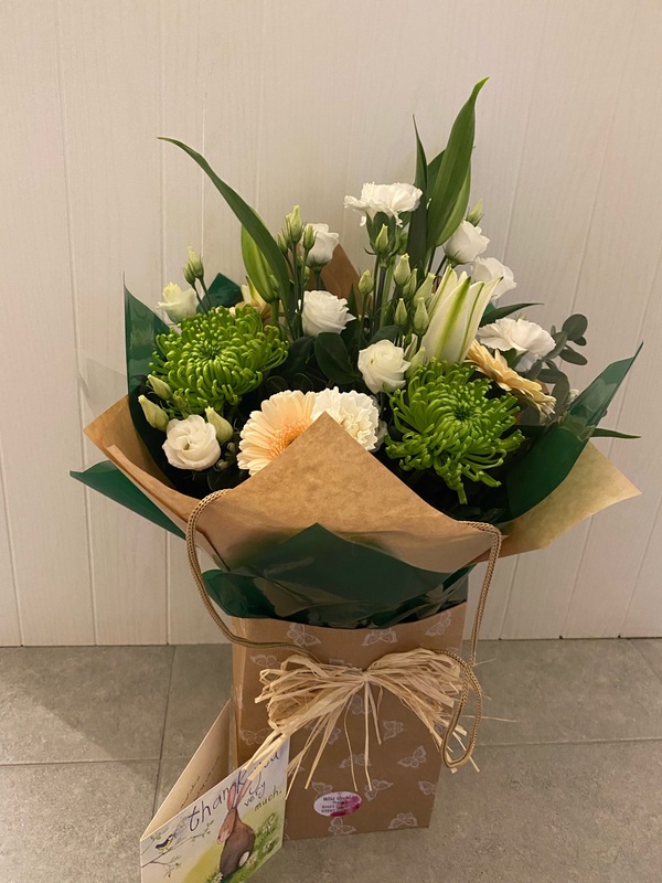 Flowers delivered to customer