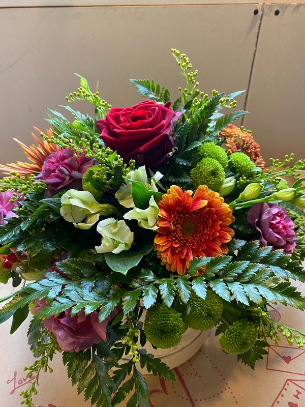 Flowers delivered to customer