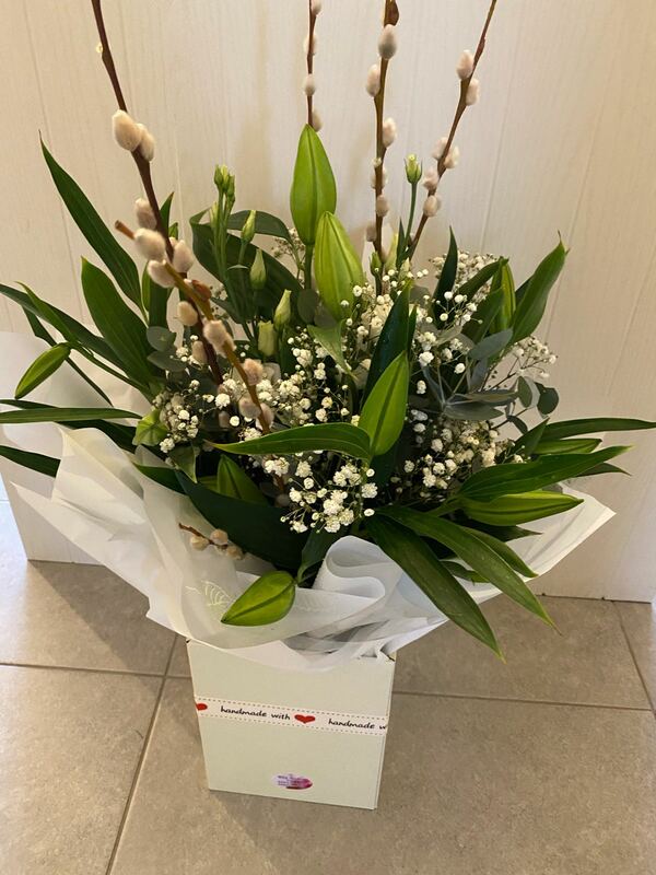 Flowers delivered to customer