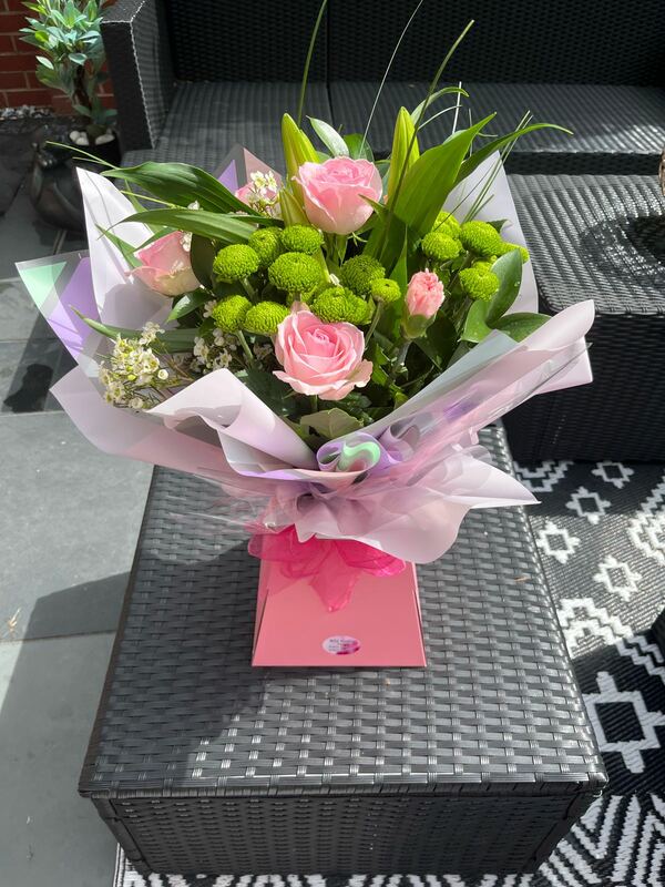 Flowers delivered to customer