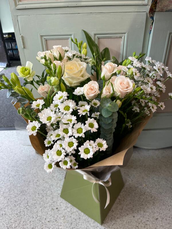 Flowers delivered to customer