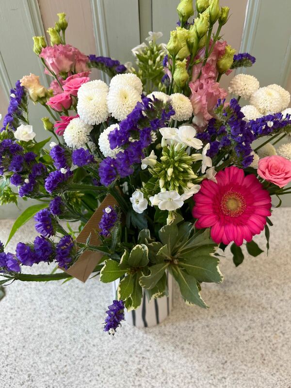 Flowers delivered to customer