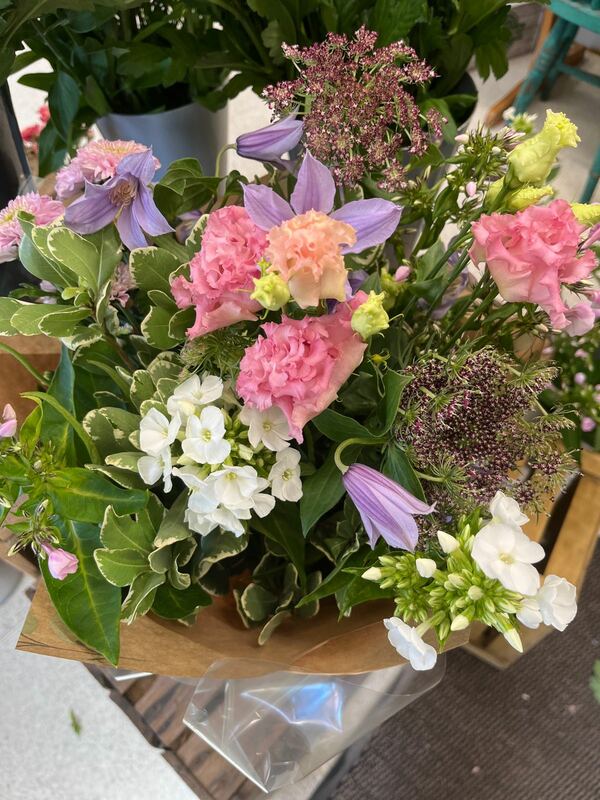 Flowers delivered to customer