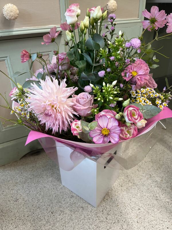 Flowers delivered to customer