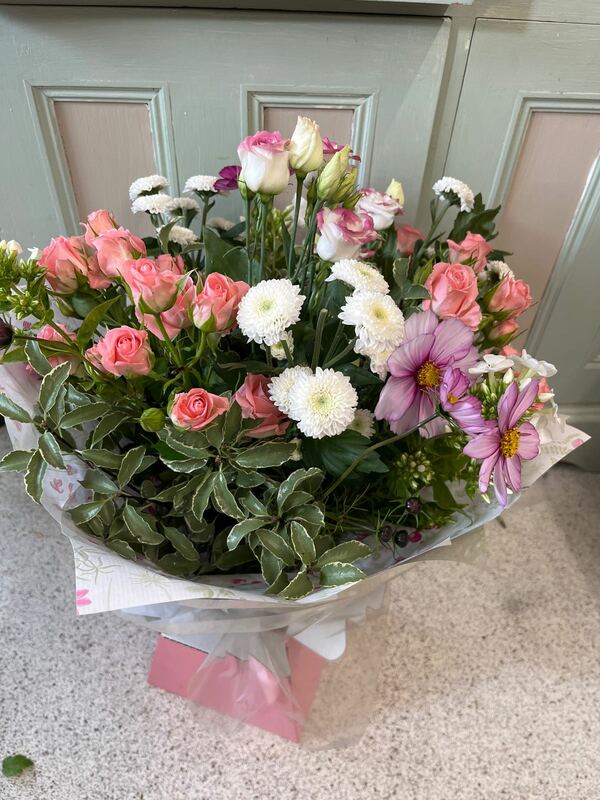 Flowers delivered to customer