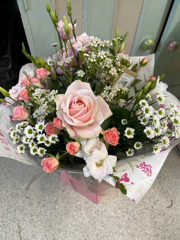 Flowers delivered to customer