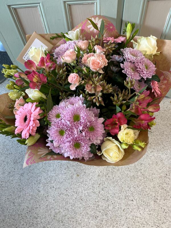 Flowers delivered to customer