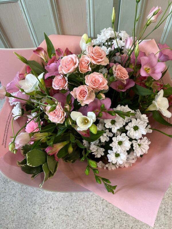 Flowers delivered to customer