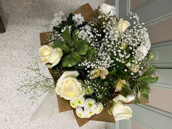 Flowers delivered to customer