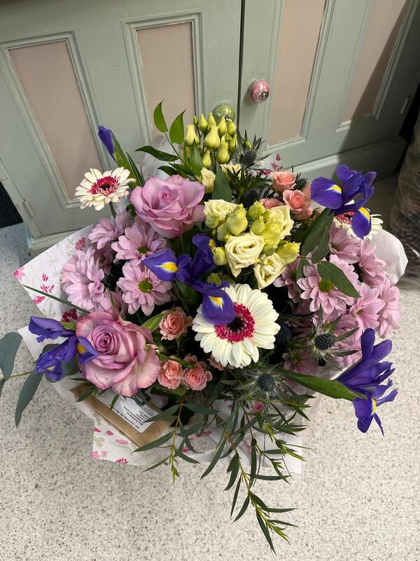 Flowers delivered to customer