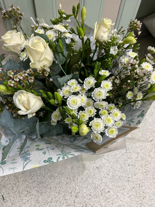Flowers delivered to customer