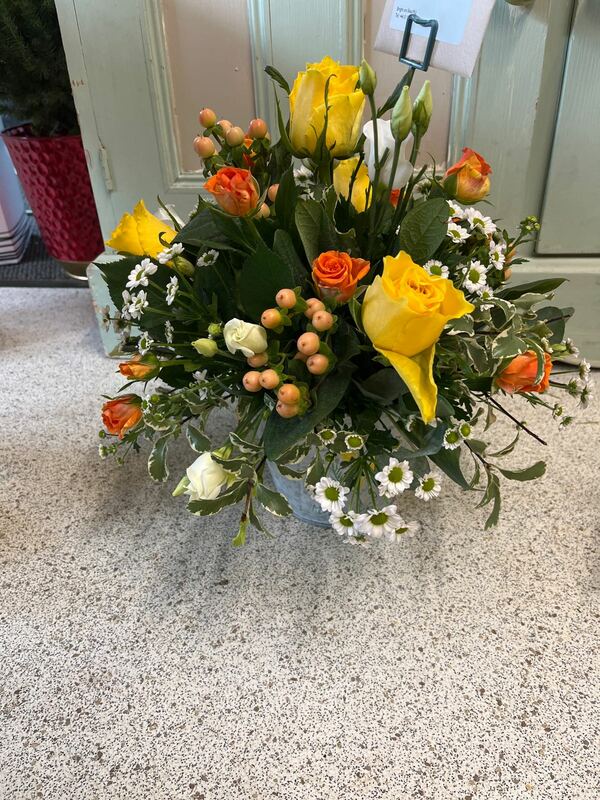 Flowers delivered to customer