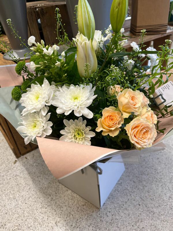 Flowers delivered to customer